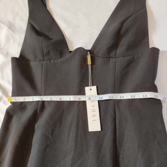 Meshki NWT Women Black Lillian Gown Dress - Picture 6 of 12